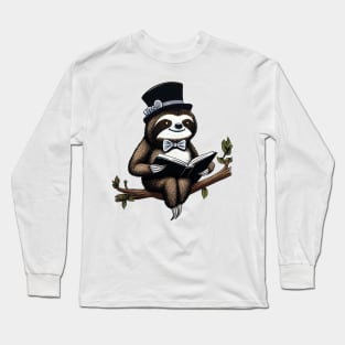 Fancy sloth Long Sleeve T-Shirt